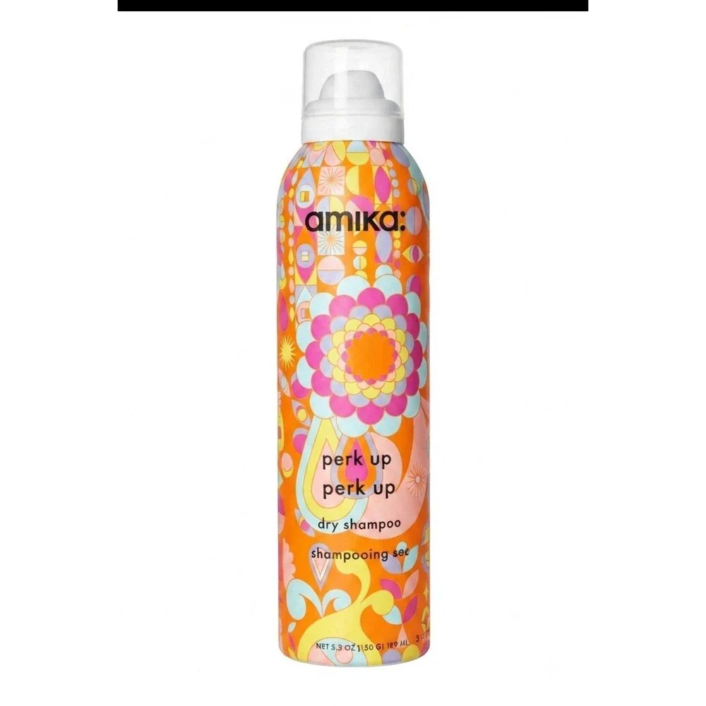 Amika Perk Up Dry Shampoo 5.4 oz & Superfruit Star Hair Styling Oil 20 ml New